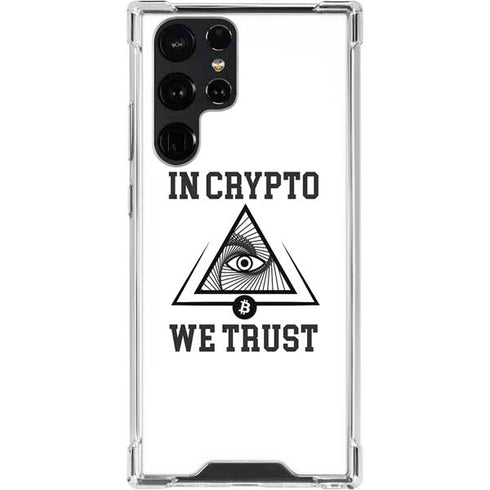 In Crypto We Trust Galaxy S23 Ultra Clear Case