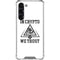 In Crypto We Trust Galaxy S24 FE Clear Case
