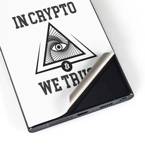 In Crypto We Trust Galaxy S25 Ultra Skin