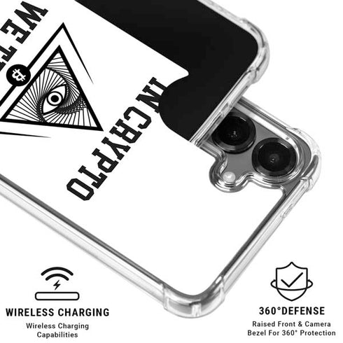 In Crypto We Trust Galaxy S26 Clear Case