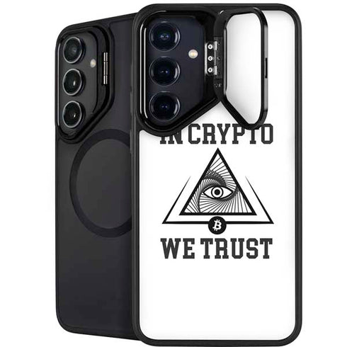 In Crypto We Trust Galaxy S26 Kickstand Case