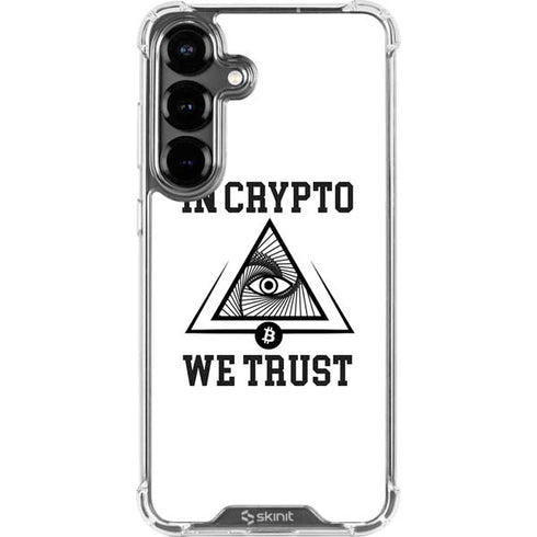In Crypto We Trust Galaxy S26 Plus Clear Case