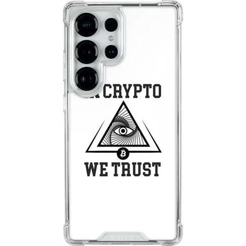In Crypto We Trust Galaxy S26 Ultra Clear Case