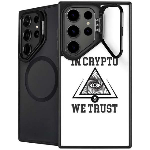 In Crypto We Trust Galaxy S26 Ultra Kickstand Case
