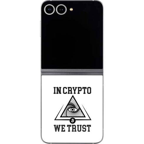 In Crypto We Trust Galaxy Z Flip6 Skin
