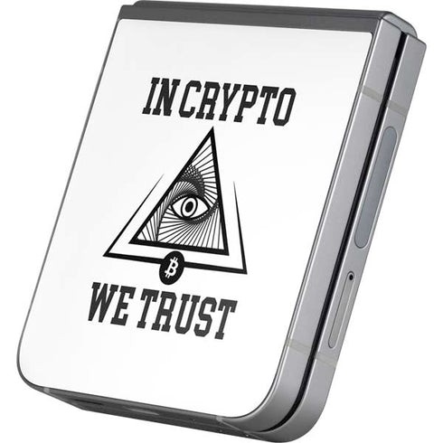 In Crypto We Trust Galaxy Z Flip6 Skin