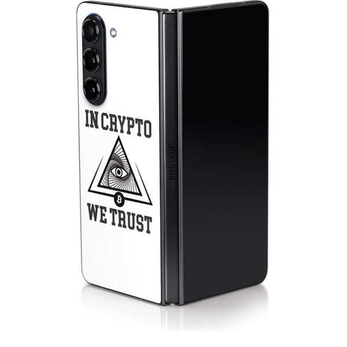 In Crypto We Trust Galaxy Z Fold5 5G Skin