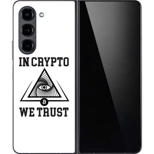 In Crypto We Trust Galaxy Z Fold5 5G Skin