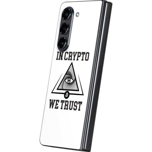 In Crypto We Trust Galaxy Z Fold5 5G Skin