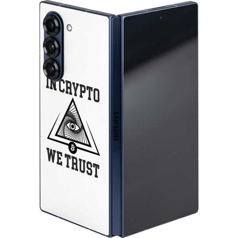 In Crypto We Trust Galaxy Z Fold6 Skin