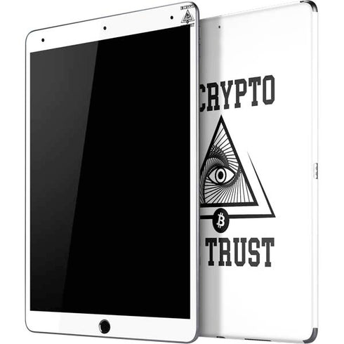 In Crypto We Trust iPad Skins