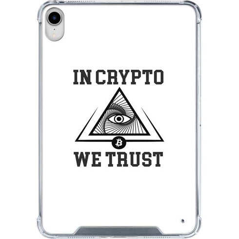 In Crypto We Trust iPad 11th Gen (2025) Clear Case