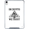 In Crypto We Trust iPad 11th Gen (2025) Clear Case