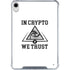 In Crypto We Trust iPad 11th Gen (2025) Clear Case
