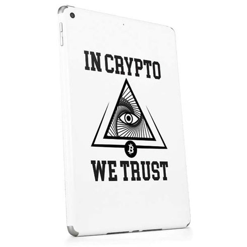 In Crypto We Trust Apple iPad Skin