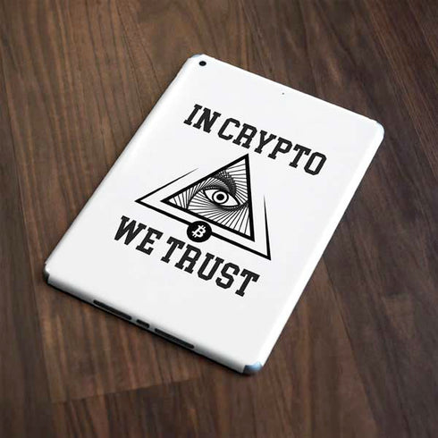 In Crypto We Trust Apple iPad Skin