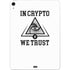 In Crypto We Trust Apple iPad Air Skin