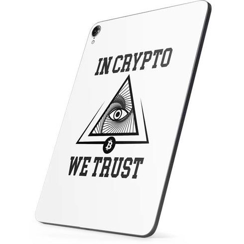 In Crypto We Trust Apple iPad Pro Skin