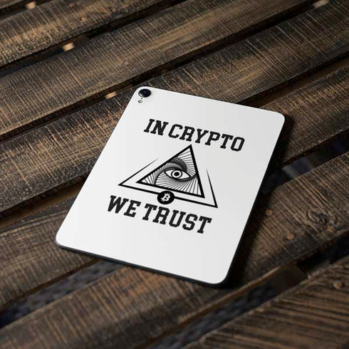 In Crypto We Trust Apple iPad Pro Skin