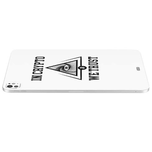In Crypto We Trust iPad Pro 13in M4 (2024) Skin