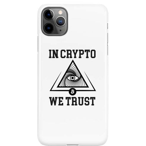 In Crypto We Trust iPhone Cases