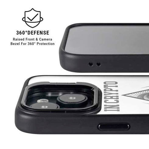 In Crypto We Trust iPhone 14 Plus Kickstand Case