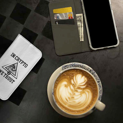 In Crypto We Trust iPhone 15 Pro Folio Case
