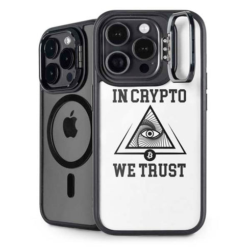 In Crypto We Trust iPhone 15 Pro Kickstand Case