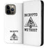 In Crypto We Trust iPhone 15 Pro Max Folio Case