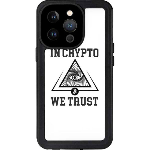 In Crypto We Trust iPhone 15 Pro Waterproof Case