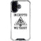 In Crypto We Trust iPhone 16 Clear Case