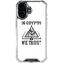 In Crypto We Trust iPhone 16 Plus Clear Case