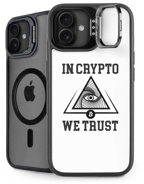 In Crypto We Trust iPhone 16 Plus Kickstand Case