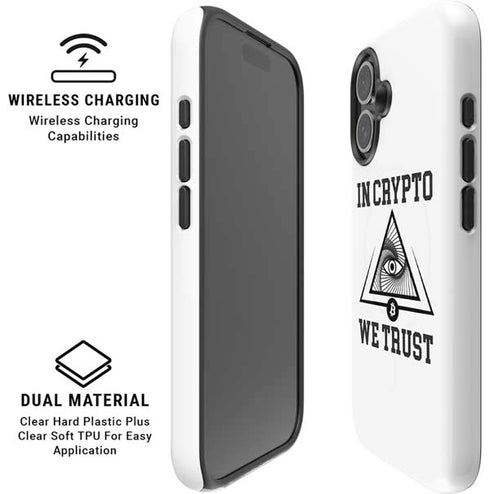 In Crypto We Trust iPhone 16 Plus Magsafe Impact Case