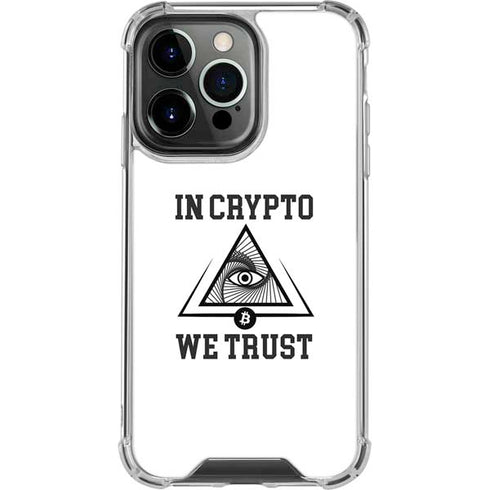 In Crypto We Trust iPhone 16 Pro Clear Case
