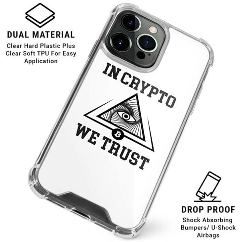 In Crypto We Trust iPhone 16 Pro Max Clear Case