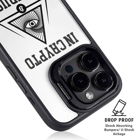 In Crypto We Trust iPhone 16 Pro Max Kickstand Case