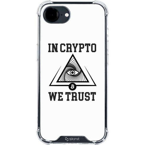 In Crypto We Trust iPhone 16e Clear Case