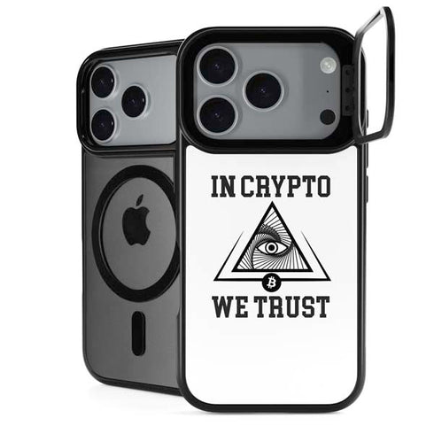 In Crypto We Trust iPhone 18 Pro Kickstand Case