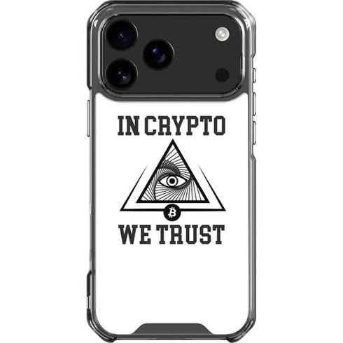 In Crypto We Trust iPhone 18 Pro Max Clear Case