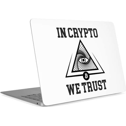 In Crypto We Trust Apple MacBook Air Skin