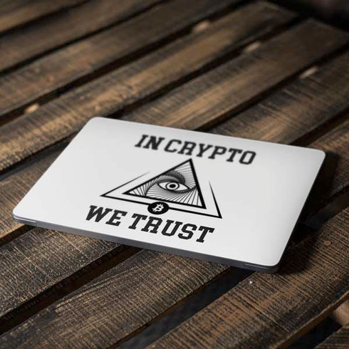 In Crypto We Trust Apple MacBook Air Skin