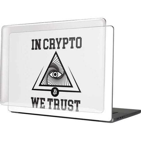 In Crypto We Trust MacBook Cases