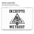 In Crypto We Trust MacBook Cases