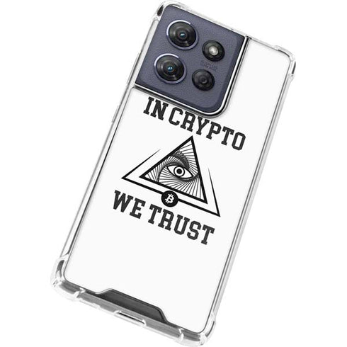 In Crypto We Trust Moto G 5G (2025) Clear Case