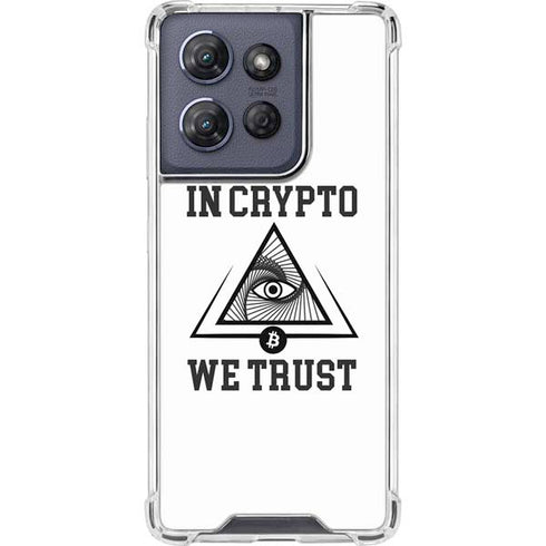 In Crypto We Trust Moto G Play 5G (2025) Clear Case