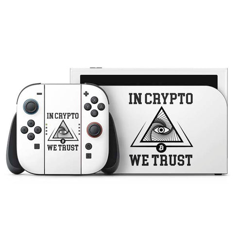 In Crypto We Trust Nintendo Skins