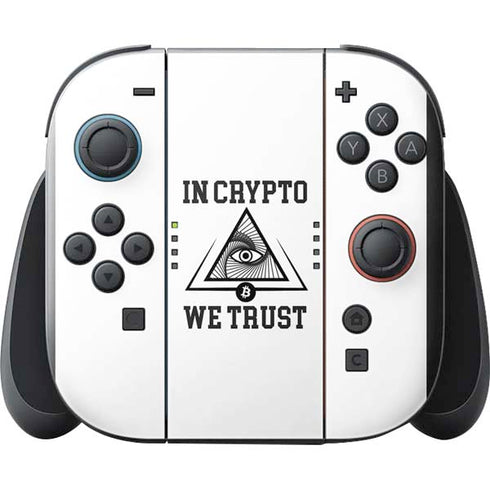 In Crypto We Trust Nintendo Switch 2 (2025) with Joy-Con Skin
