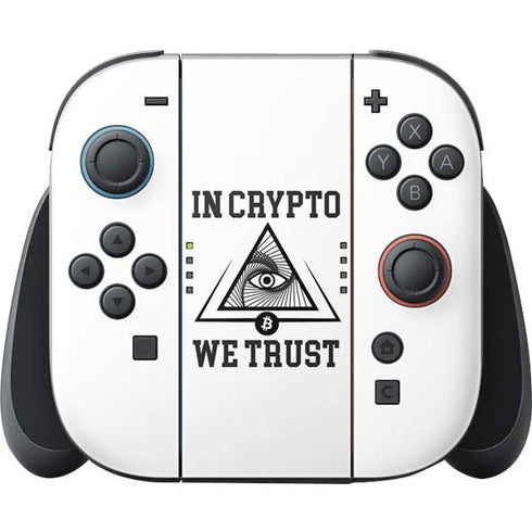 In Crypto We Trust Nintendo Switch 2 (2025) Joy-Con Controller Skin