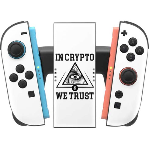 In Crypto We Trust Nintendo Switch 2 (2025) Joy-Con Controller Skin